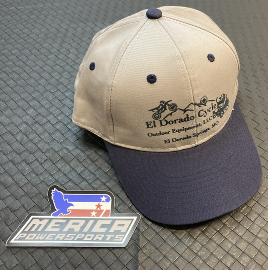 NEW GENUINE OUTDOOR CAP GL-271 EL DORADO CYCLE OUTDOOR EQUIPMENT HAT Light Grey