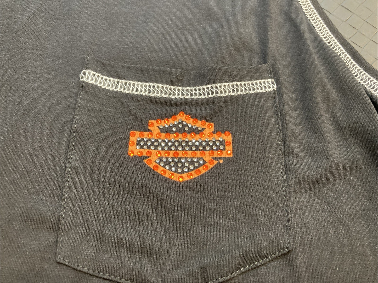 NEW GENUINE HARLEY-DAVIDSON HT4886BLK Women's XXL Artistry In Iron