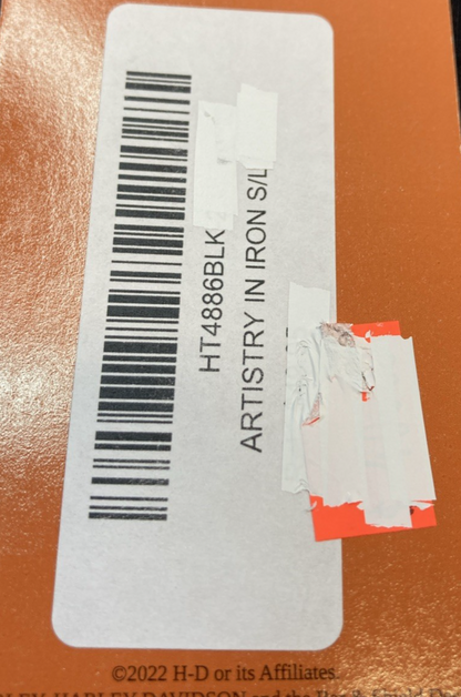 NEW GENUINE HARLEY-DAVIDSON HT4886BLK Women's XXL Artistry In Iron