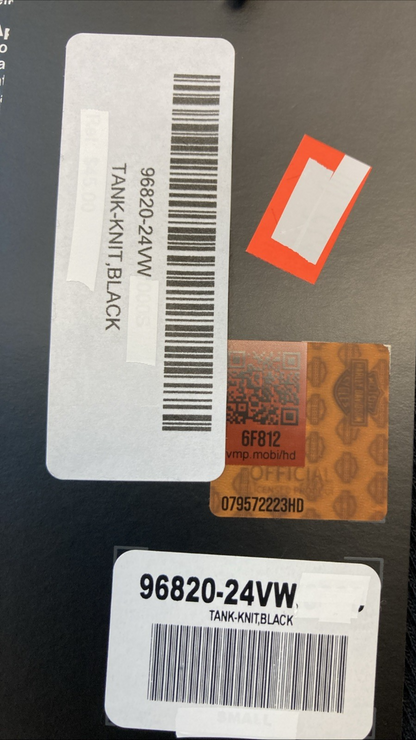 NEW GENUINE HARLEY-DAVIDSON 96820-24VW Women's S Willie G. Winged Wheel Stretch