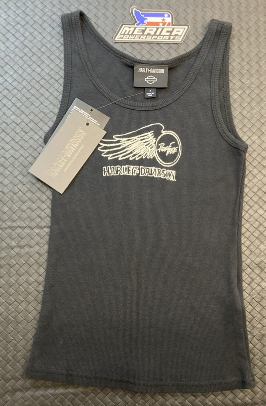 NEW GENUINE HARLEY-DAVIDSON 96820-24VW Women's S Willie G. Winged Wheel Stretch