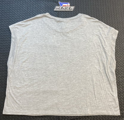 NEW GENUINE HARLEY-DAVIDSON HT4848HGY Women's XL Hollow Short Sleeve Crew Neck