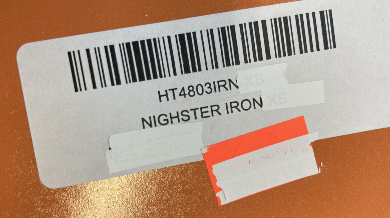 NEW GENUINE HARLEY-DAVIDSON HT4803IRN WOMEN'S XS Nightster Fold-Up Short Sleeve