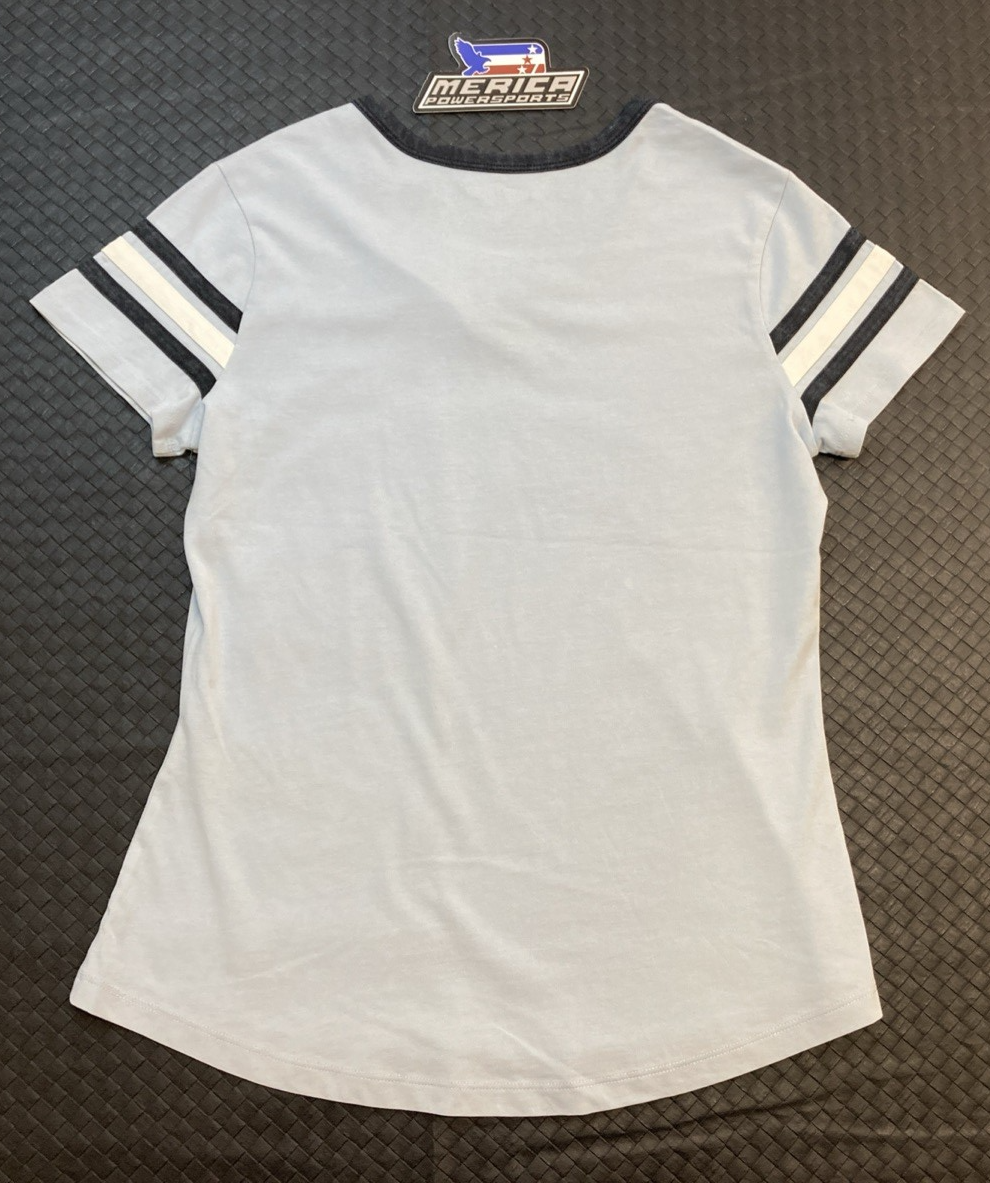 NEW GENUINE HARLEY DAVIDSON 97481-23VW Women's S American Notch Neck Tee