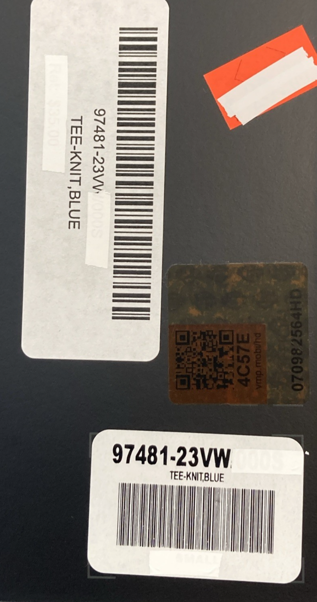 NEW GENUINE HARLEY DAVIDSON 97481-23VW Women's XS American Notch Neck Tee