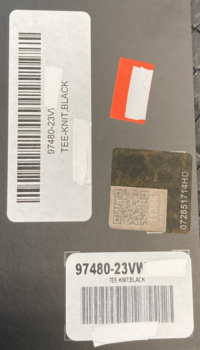 NEW GENUINE HARLEY DAVIDSON 97480-23VW Women's XS American Notch Neck Tee