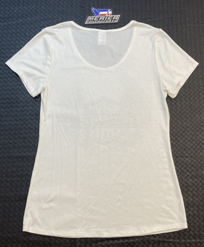 NEW GENUINE HARLEY DAVIDSON HT4815IVY Women's MD Feathered Dream Ivory