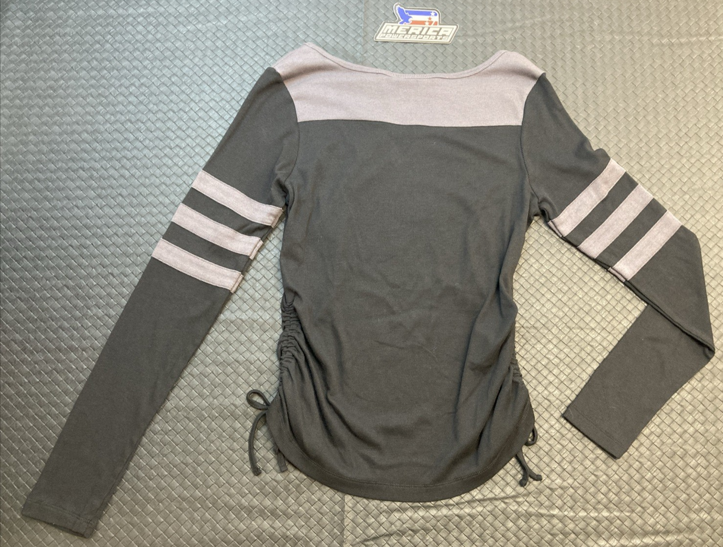 NEW GENUINE HARLEY DAVIDSON 96687-23VW Women's S Race Her Long Sleeve Knit Top