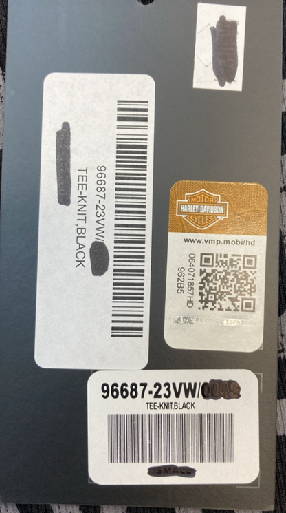 NEW GENUINE HARLEY DAVIDSON 96687-23VW Women's S Race Her Long Sleeve Knit Top