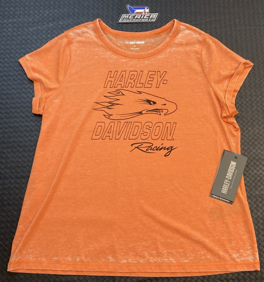 NEW GENUINE HARLEY DAVIDSON 96129-24VW Women's XXL SCREAMIN` EAGLE BURNOUT TEE