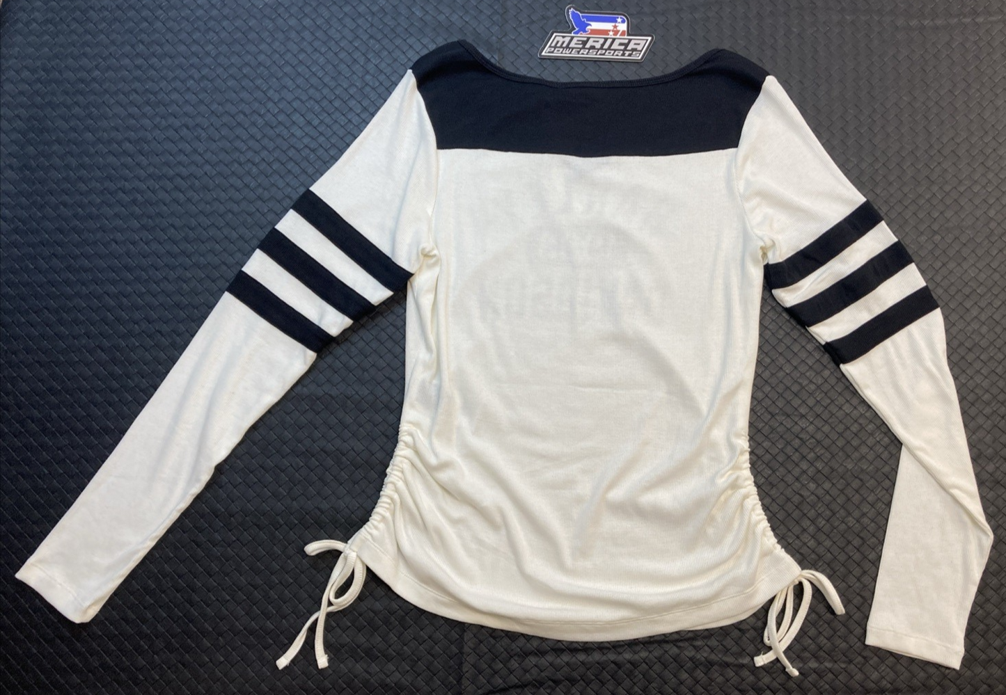 NEW GENUINE HARLEY DAVIDSON 96688-23VW WOMAN'S S Race Her Long Sleeve Knit Top