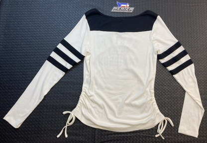 NEW GENUINE HARLEY DAVIDSON 96688-23VW WOMAN'S S Race Her Long Sleeve Knit Top