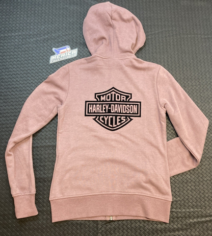 NEW GENUINE HARLEY DAVIDSON 97451-23VW WOMEN'S S Special Bar and Shield Zip