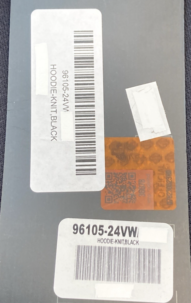 NEW GENUINE HARLEY DAVIDSON 96105-24VW WOMEN'S S #1 Racing Hoodie