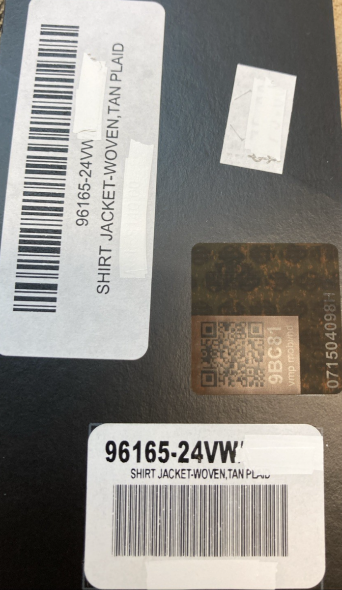NEW GENUINE HARLEY DAVIDSON 96165-24VW WOMEN'S S Shadow Black/Tan Plaid Shirt