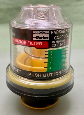 Parker Racor CCV55012  Air Cleaner Gauge it W/ Straight Thread O-Ring New Genuine