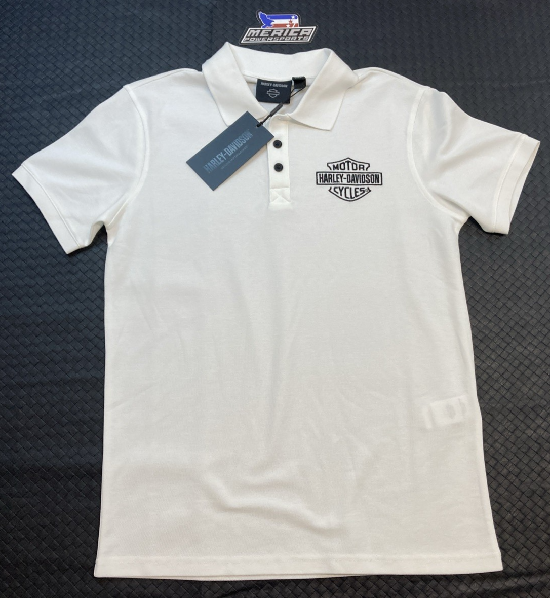 NEW GENUINE HARLEY DAVIDSON 99186-24VM MEN'S XL Men's Bar & Shield Polo Shirt