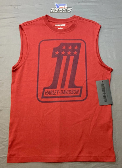NEW GENUINE HARLEY DAVIDSON 96805-23VM MEN'S 4XL #1 Blowout Sleeveless Tee