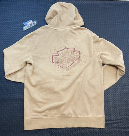 NEW GENUINE HARLEY DAVIDSON 96014-24VM MEN'S 4XL Men's Bar & Shield 3D Hoodie