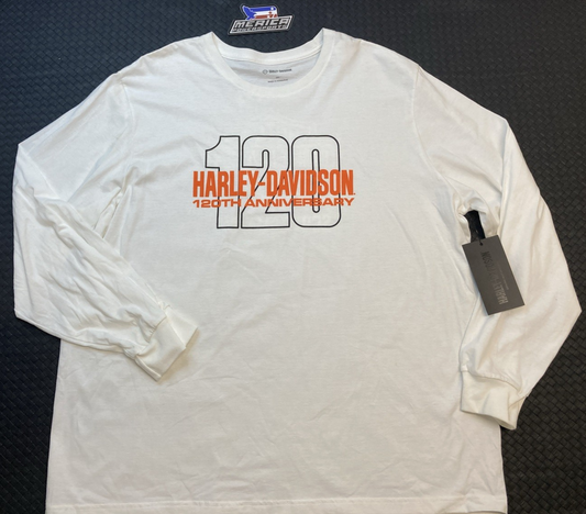 NEW GENUINE HARLEY DAVIDSON 99012-24DM MEN'S 3XL Bar & Shield 120TH Anniversary
