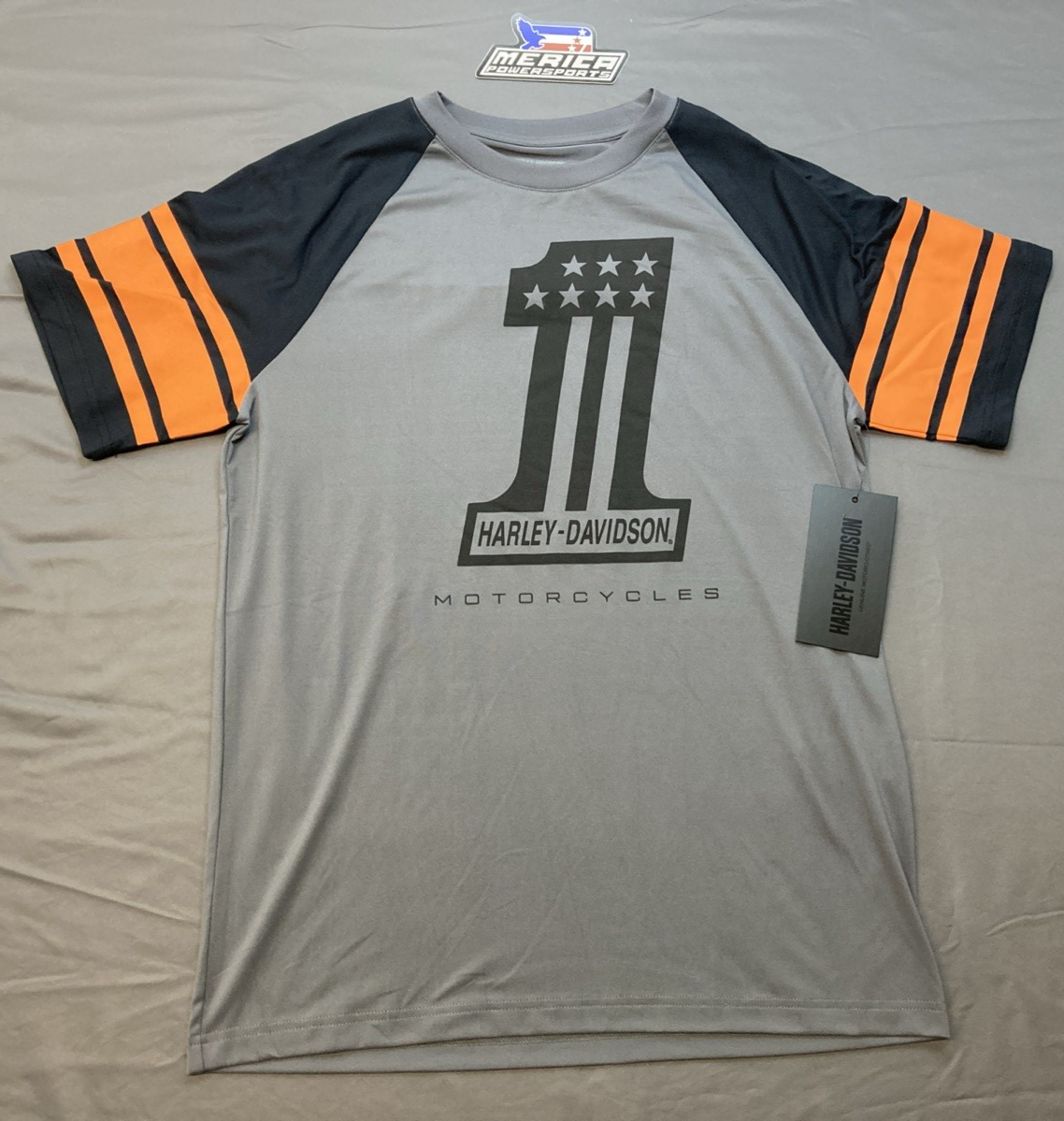 NEW GENUINE HARLEY DAVIDSON 96033-24VM MEN'S 4XL #1 Performance Tee - Colorblock