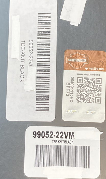 NEW GENUINE HARLEY DAVIDSON 99052-22VM MEN'S XL Performance B&S Colorblocked