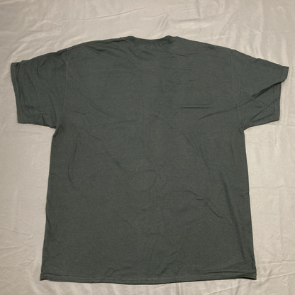 NEW GENUINE GILDAN XL ROCK OUT WITH YOUR COCK OUT BLACK T-SHIRT
