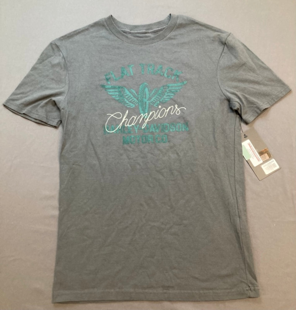 Harley Davidson 96591-23VM Unisex Sm Flat Trekker Short Sleeve Tee New Genuine