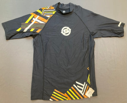 BRP 2864181212 Mens SeaDoo Vibe SS Rashguard Extra Large BLACK New Genuine