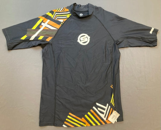 BRP 2864181212 Mens SeaDoo Vibe SS Rashguard Extra Large BLACK New Genuine