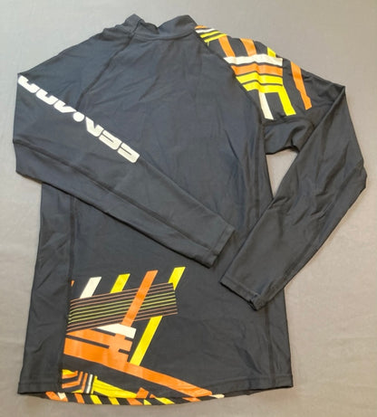 BRP 2864190912 SEA-DOO Men's Vibe SS LS Rashguard Large BLACK New Genuine