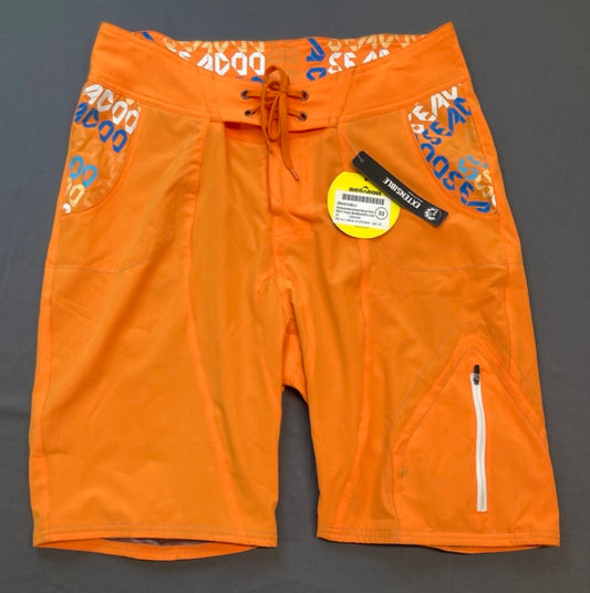 BRP 2863533812 SEA-DOO Mens Pulse Boardshorts ORANGE Size 32 New Genuine