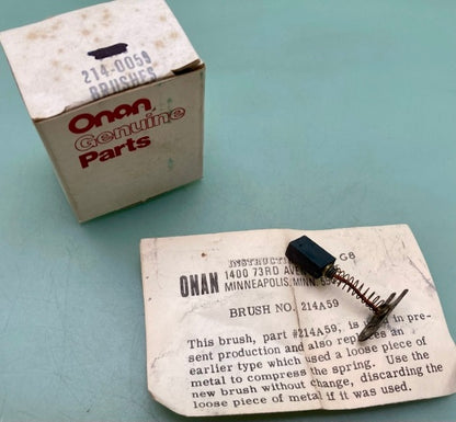 ONAN 214-0059 BRUSH-AC New Genuine