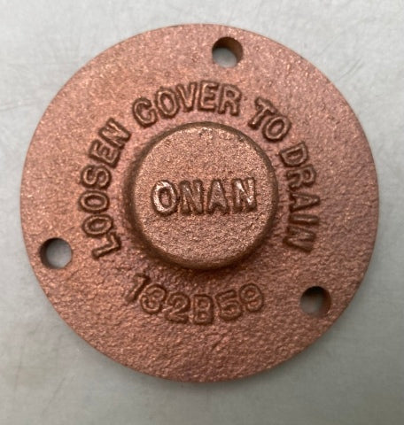 ONAN 132-B59 Raw Water Pump Cover/ End Plate New Genuine