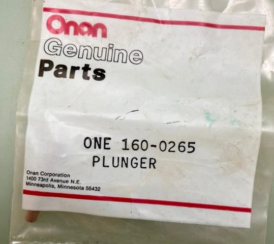 ONAN 160-0265 Point Plunger New Genuine