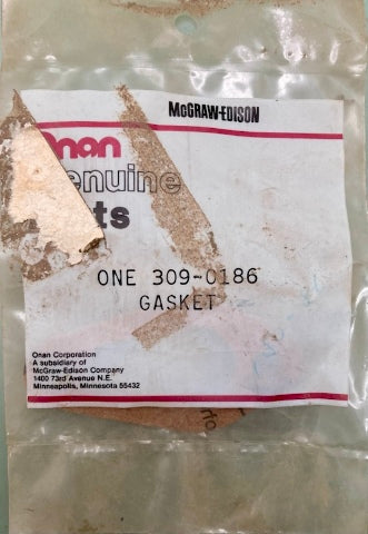 ONAN 309-0186 Thermostat Housing Gasket New Genuine