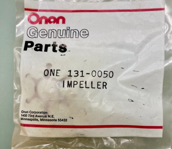 ONAN 131-0050 Flexible Rubber Water Pump Impeller New Genuine