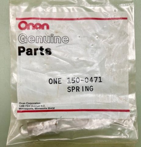 ONAN 150-0471 Ona Vac Booster Spring New Genuine