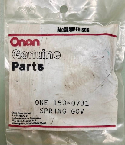 ONAN 150-0731 Governor Spring New Genuine