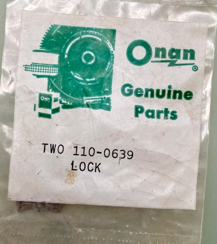 ONAN 110-0639 Valve Spring RTNR Lock Set New Genuine