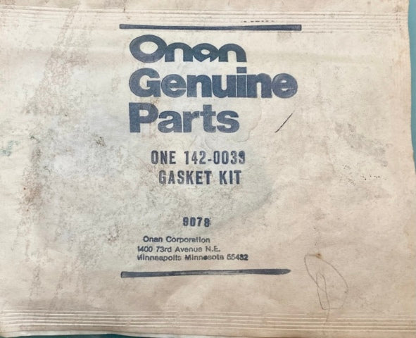 ONAN 142-0033 Carburetor Gasket Kit New Genuine