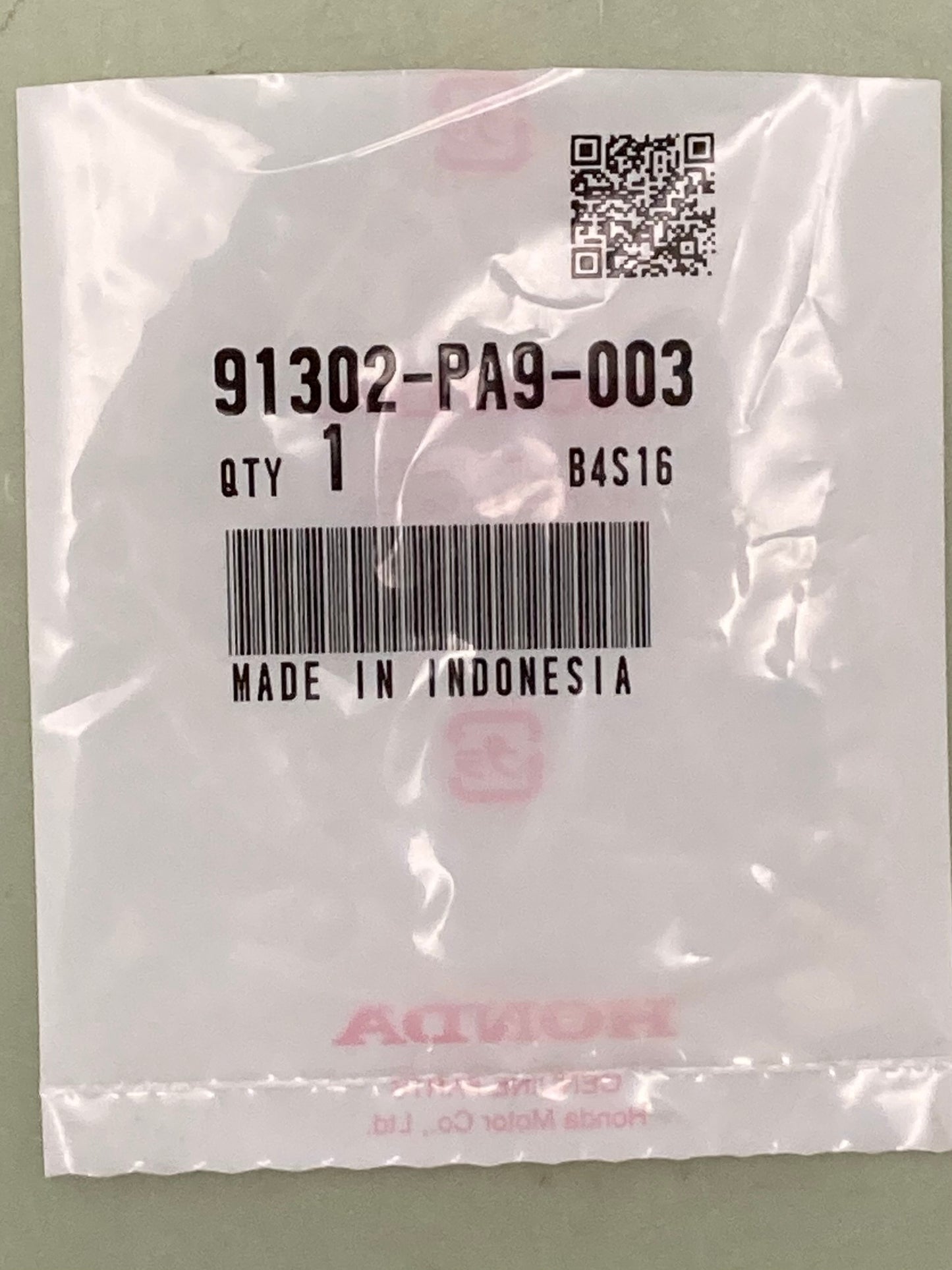 New Genuine Honda 91302-PA9-003 O-Ring (39.8X2.2)