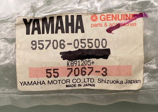 New Genuine Yamaha 95706-05500 Nut, Flange, 3Gm, (Black)