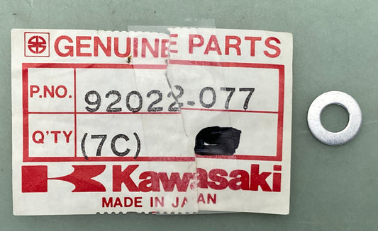 New Genuine Kawasaki 92022-077 Washer, 6.1X12x1