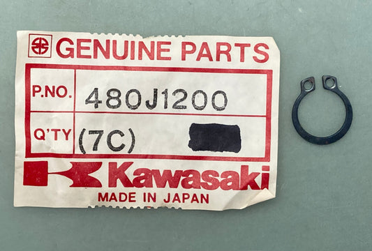 Qty 2 New Genuine Kawasaki 480J1200 Circlip-Type-C, 12Mm