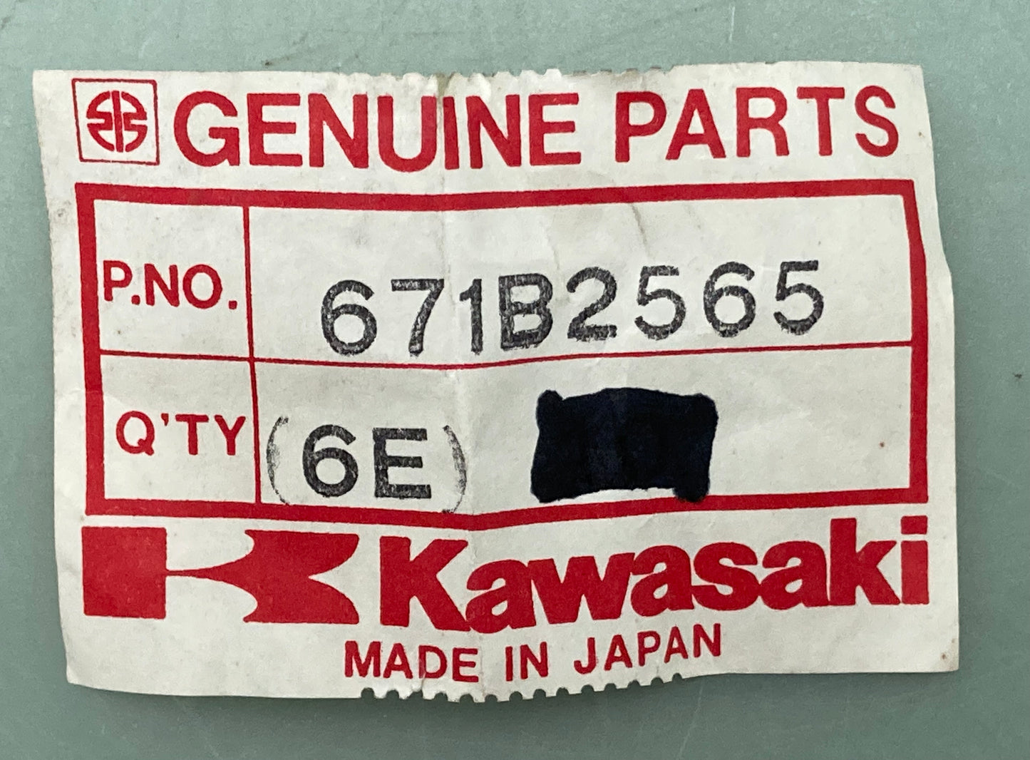 New Genuine Kawasaki 671B2565 O Ring, 65Mm 92055-1043