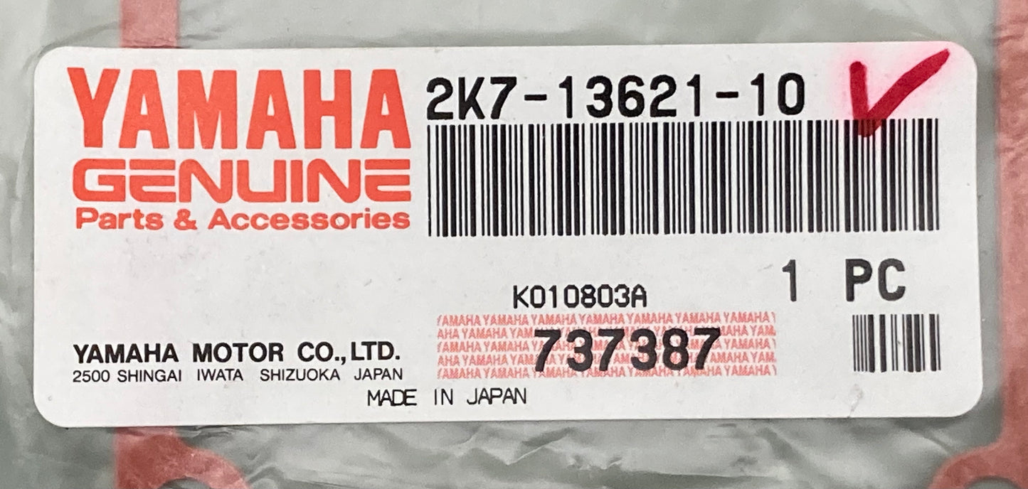 New Genuine Yamaha 2K7-13621-10 Gasket, Valve, Seat