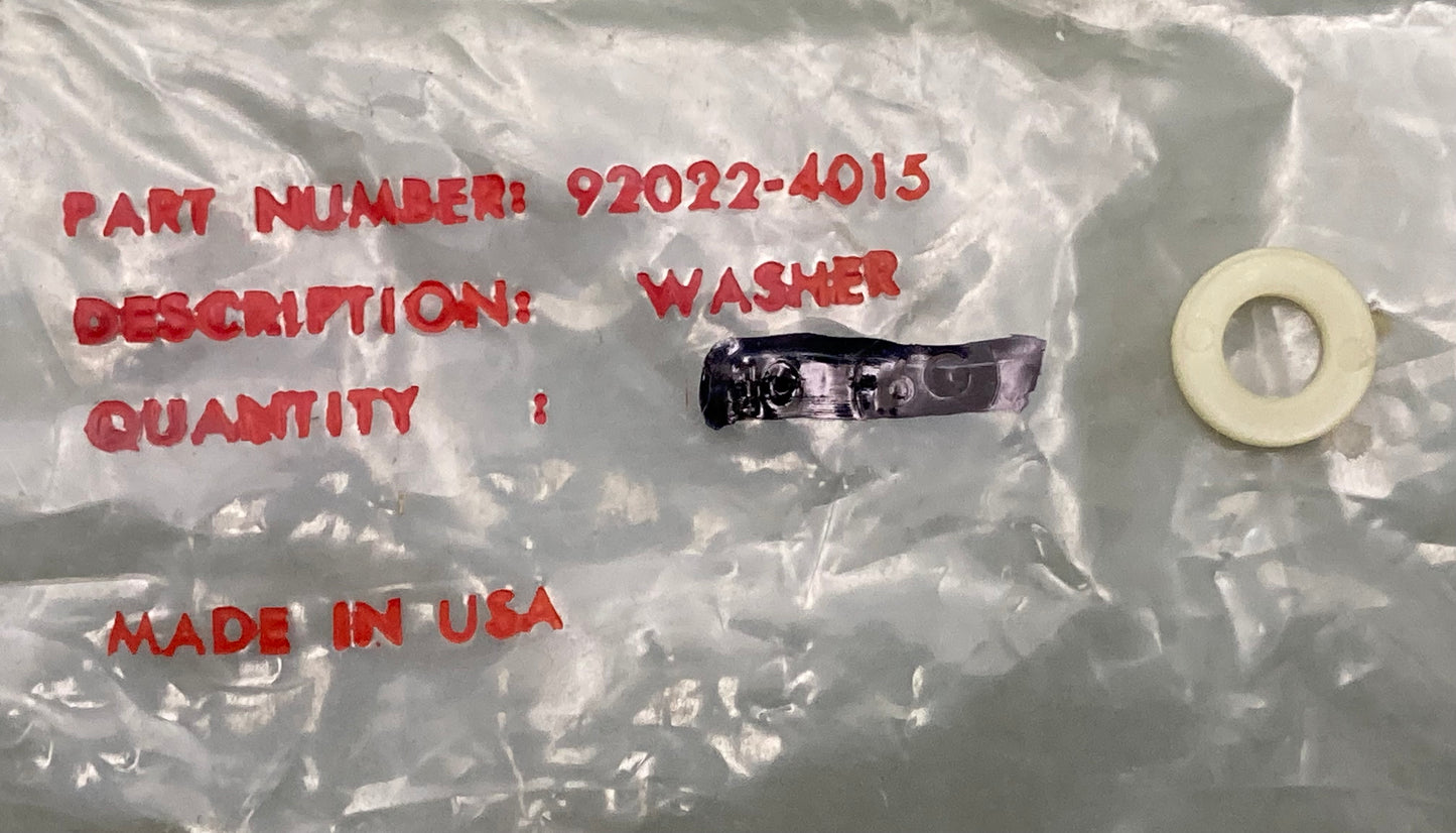 Qty 10 New Replaces Kawasaki 92022-4015 Washer, Plain, 5Mm, Plastic