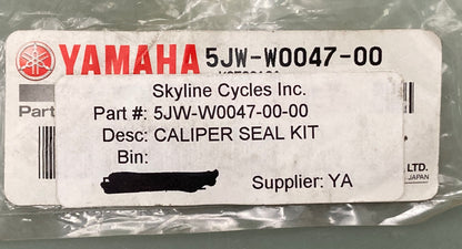New Genuine Yamaha 5JW-W0047-00 Caliper Seal Kit 5JW-25803-00-00