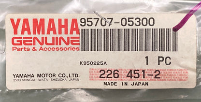 Qty 5 New Genuine Yamaha 95707-05300 Nut, Flange, (4Gb) 95707-05300-00